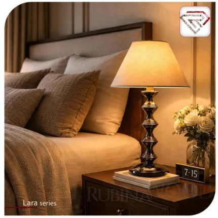 آباژور پایه چوبی سری لارا