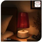 آباژور شارژی چوبی روبی سری کاسا - تصویر 2