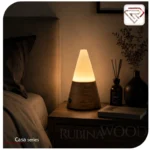 آباژور شارژی چوبی کوه نور - تصویر 2