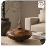 شکلات خوری چوبی بیضی