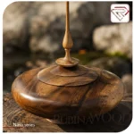شکلات خوری چوبی بیضی