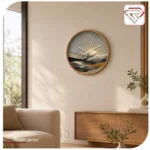 ساعت دیواری مدرن لوتوس طرح افق - تصویر 2